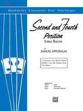 Second and Fourth Position Violin string method book cover Thumbnail